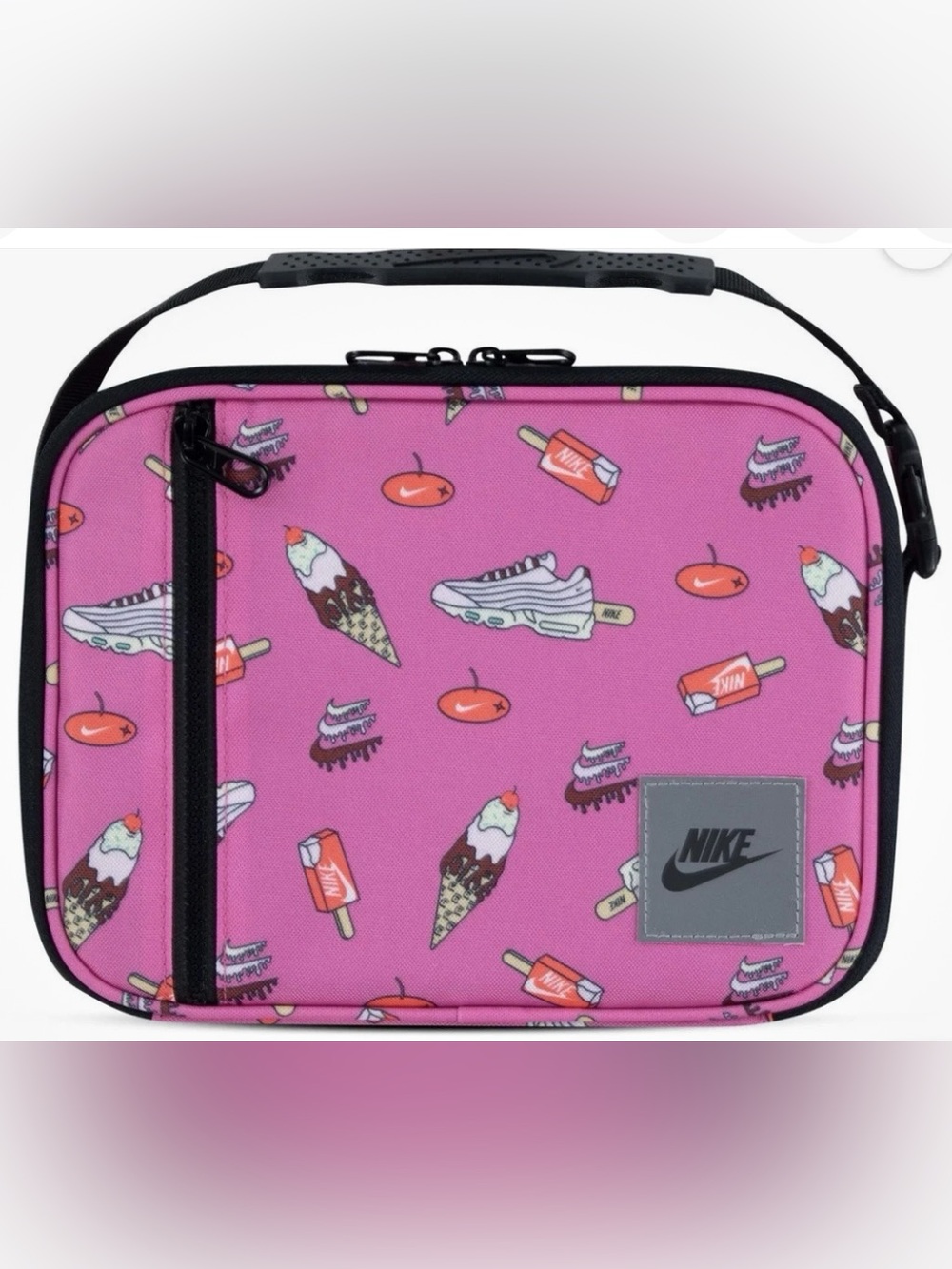 Nike Pink Hard Shell Insulated Lunchbox 6L Black/Playful Pink9A2929-127